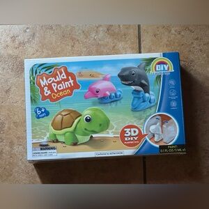 Mould & Paint Ocean Kit - Green, Pink, and Gray